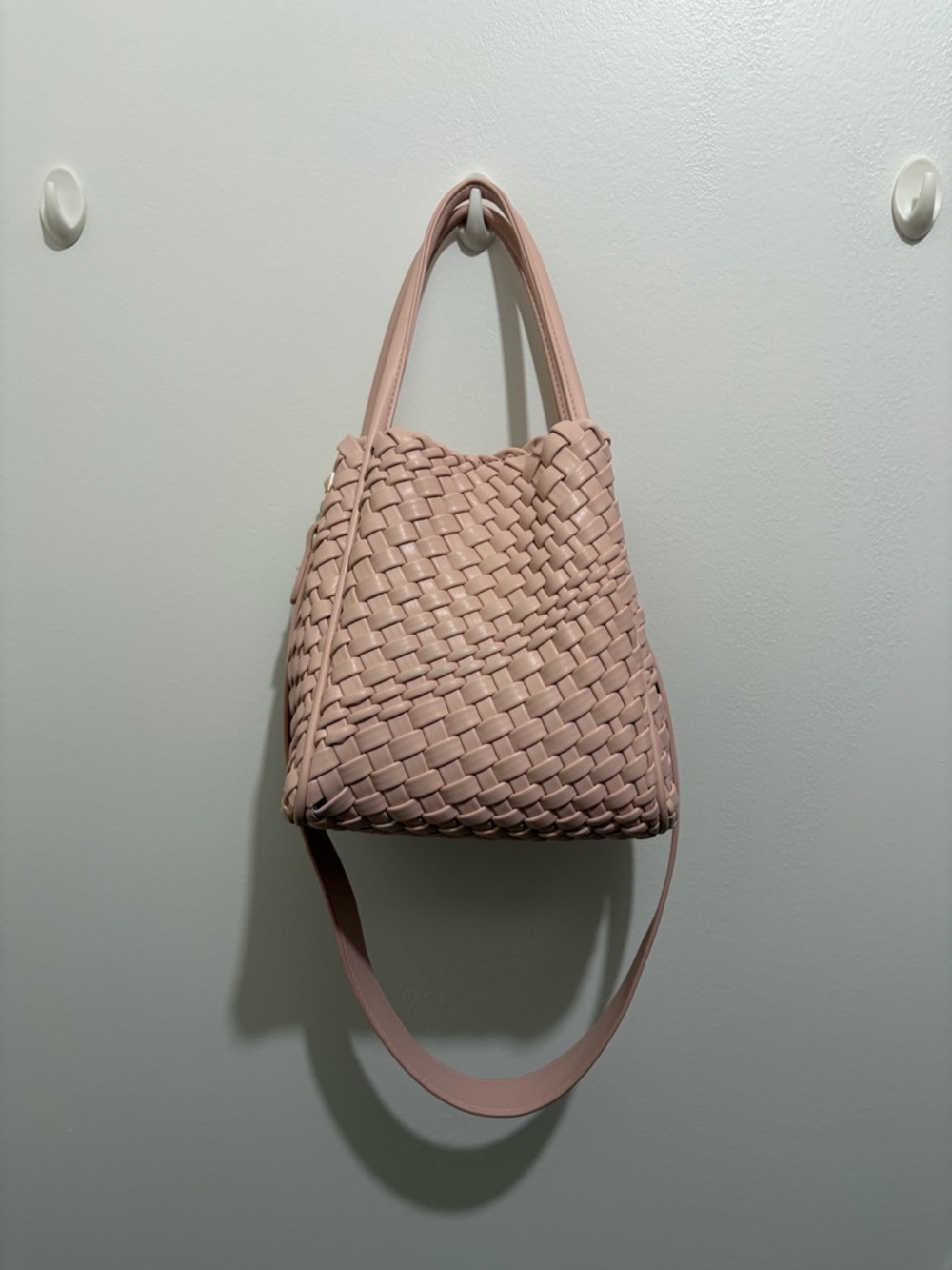 Anthropologie Hollace Mini Tote Pink - Picture 2 of 8